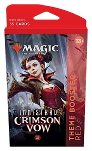 Magic The Gathering: Innistrad: Crimson Vow Theme Booster Red