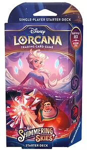 Disney Lorcana: Shimmering Skies - Starter Deck - Elsa & Ralph (Amethyst & Ruby)