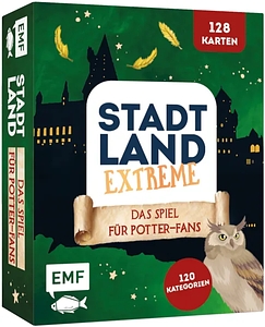 Stadt, Land, Extreme: Das inoffizielle Spiel für Harry Potter-Fans mit 128 Karten