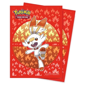 Pokémon: Card Sleeves Deck Protector - Sword & Shield: Galar Starters - Scorbunny