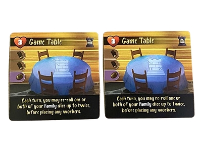 Creature Comforts: Game Table Promo Cards