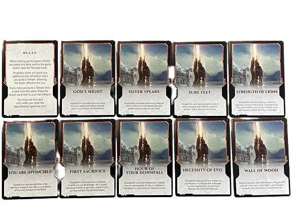 Lords of Hellas: Prophecy Cards