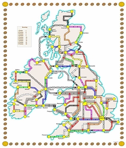 Britain & Ireland (fan expansion to Ticket To Ride: Europe)