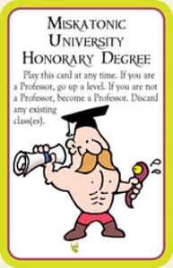 Munchkin: Miskatonic University Honorary Degree - karta promocyjna